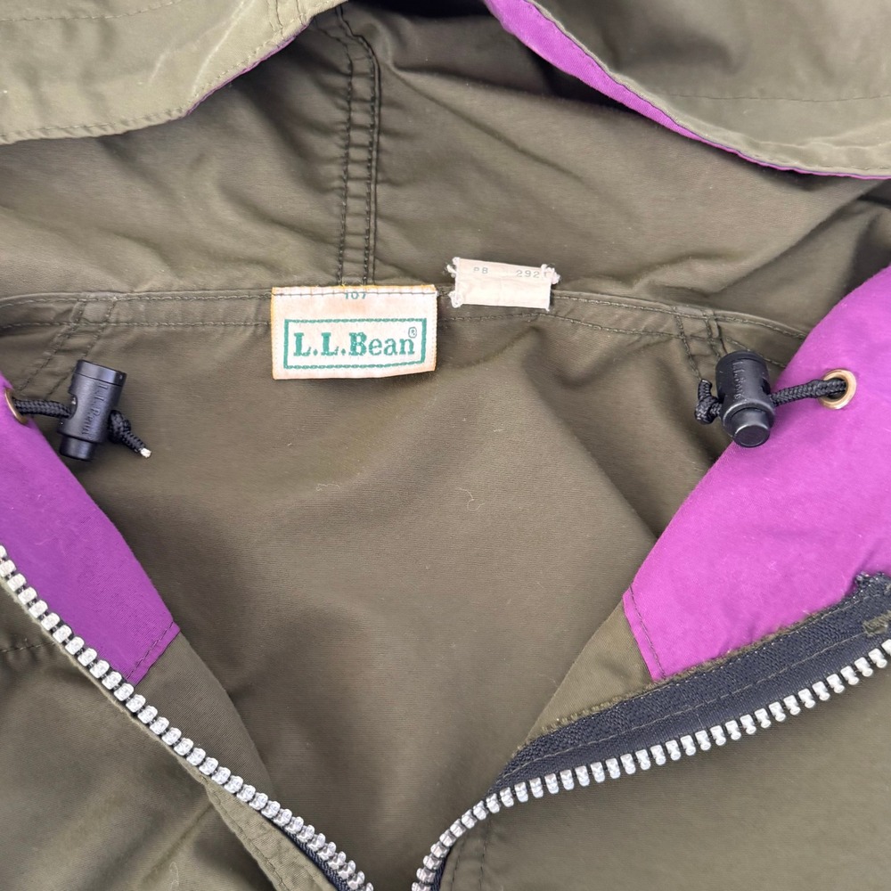Vintage‎ L.L. Bean Jacket/Anorak Windbreaker Mens Large - Picture 12 of 16